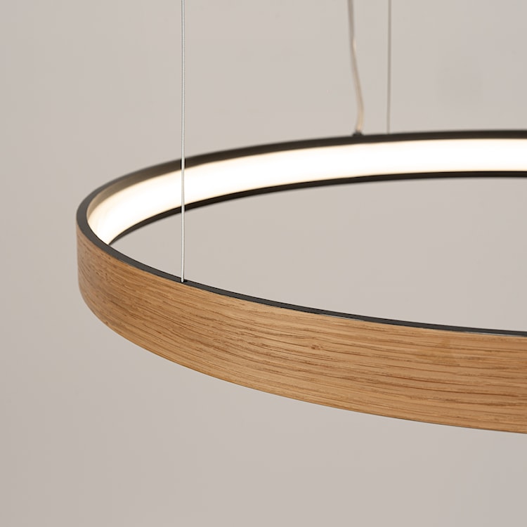 Żyrandol Rio Eik LED 78 cm naturalne drewno 3000K  - zdjęcie 7