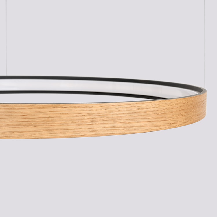 Żyrandol Rio Eik LED 78 cm naturalne drewno 3000K  - zdjęcie 8