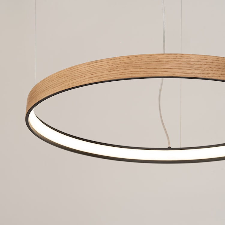 Żyrandol Rio Eik LED 78 cm naturalne drewno 3000K  - zdjęcie 9