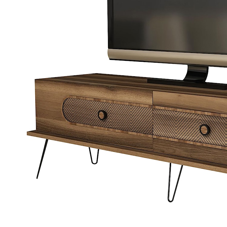 Szafka RTV Ziggi orzechowa  - zdjęcie 5