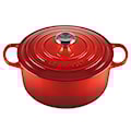Le Creuset - Brytfanna żeliwna Signature 26 cm czerwona  - zdjęcie 3