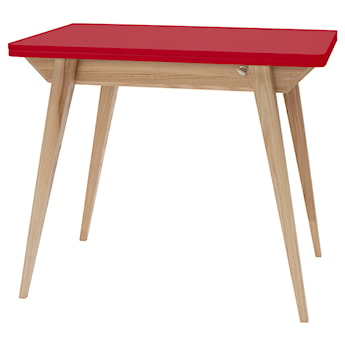 Stół rozkładany Envelope 65-130x90 cm czerwony