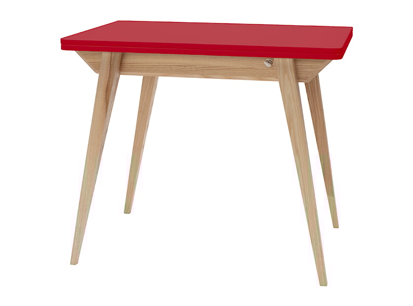 Stół rozkładany Envelope 65-130x90 cm czerwony 
