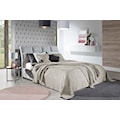 Narzuta na łóżko Alpinia bawełniana 180x260 cm kawowa  - zdjęcie 2