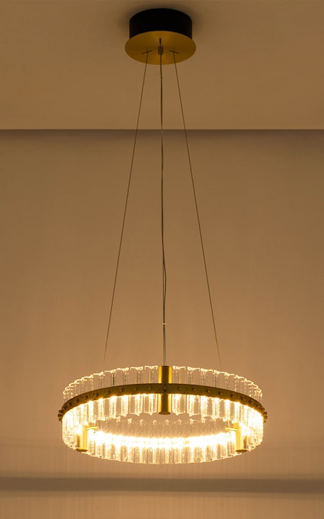 Lampa wisząca Mackerel LED średnica 47 cm złota  - zdjęcie 5