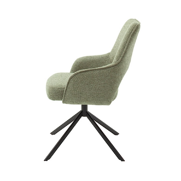 Krzesło z podłokietnikami Bondervat oliwkowe  - zdjęcie 2