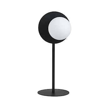 Lampa stołowa Salvies czarno-biała