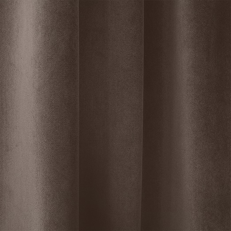 Zasłona do salonu Myrrhis w tkaninie PET FRIENDLY 280x270 cm szarobrązowa  - zdjęcie 4
