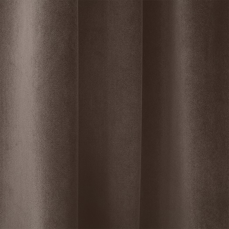 Zasłona do salonu Myrrhis w tkaninie PET FRIENDLY 280x270 cm szarobrązowa  - zdjęcie 4