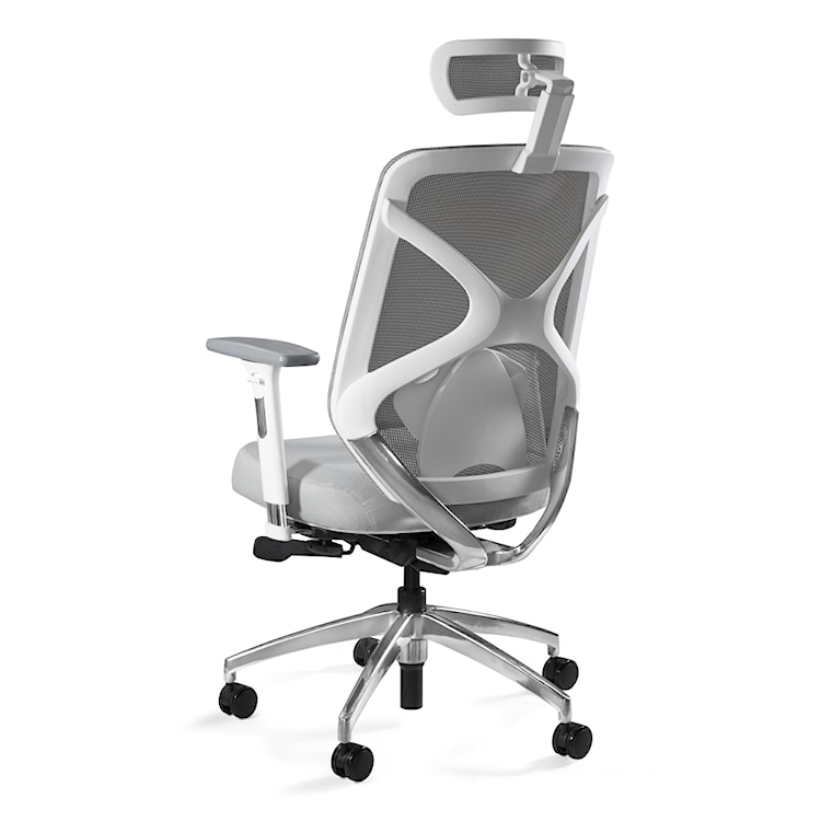 Fotel ergonomiczny Hero II biały / szary  - zdjęcie 6