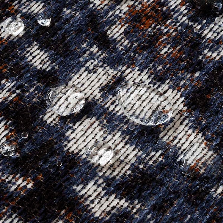 Dywan łatwoczyszczący Antisatum zgaszony niebieski 160x230 cm  - zdjęcie 4