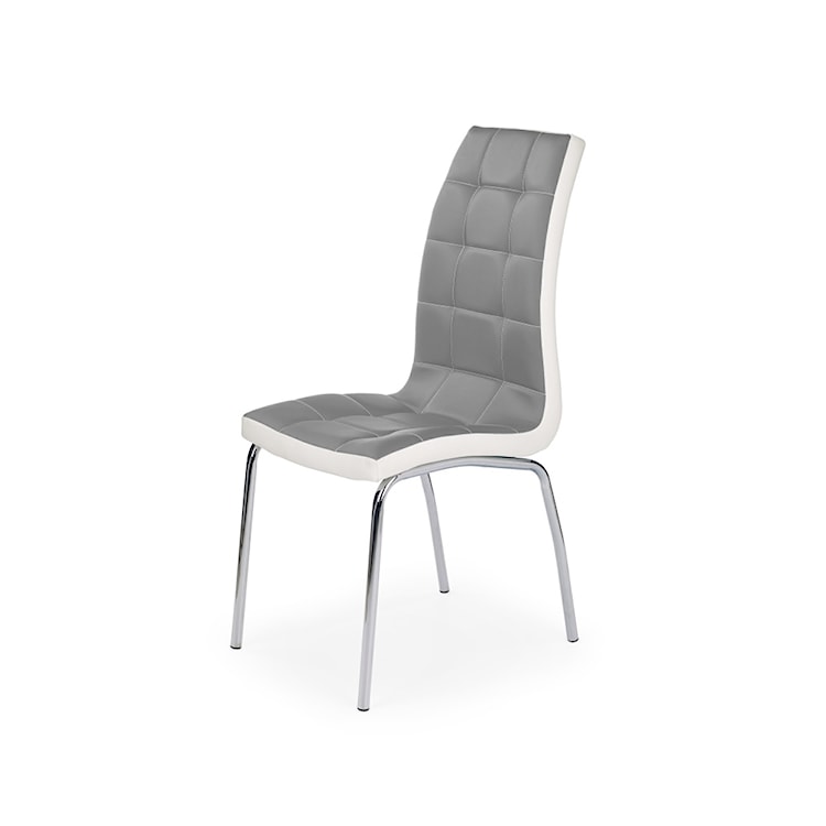 Krzesło tapicerowane Salta szaro-białe 