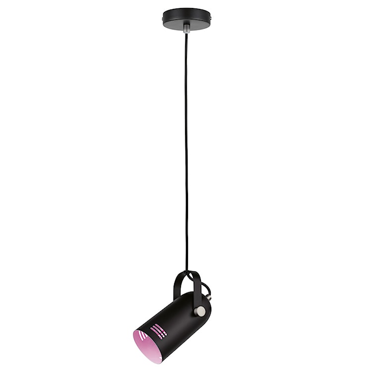 Lampa wisząca Nibbler w formie reflektora czarna  - zdjęcie 5