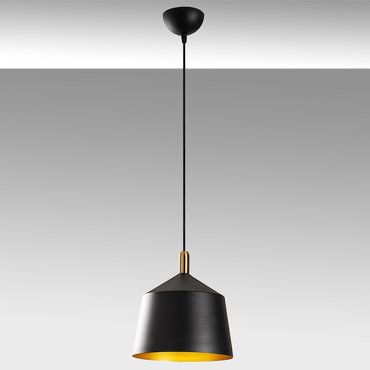 Lampa sufitowa Ardulace średnica 25 cm czarna/złota  - zdjęcie 4