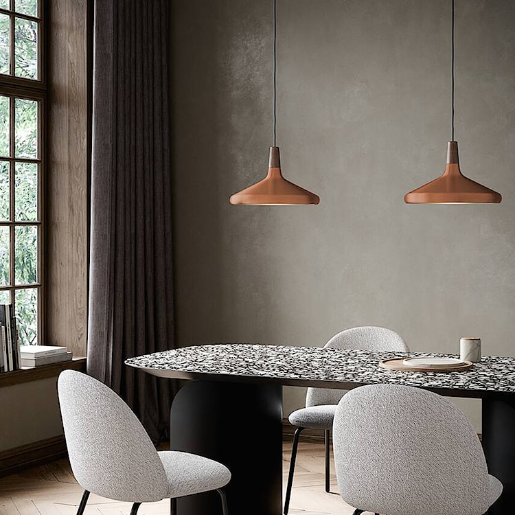 Lampa wisząca Nori średnica 39 cm miedziana  - zdjęcie 2