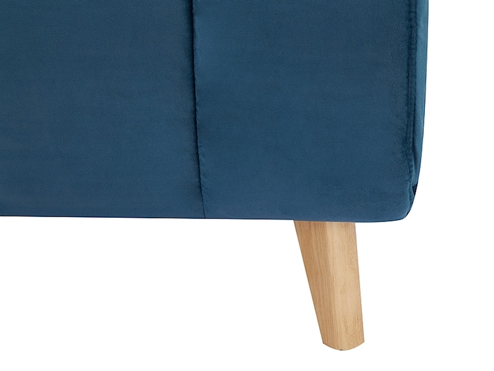 Fotel rozkładany Billy niebieski velvet  - zdjęcie 4