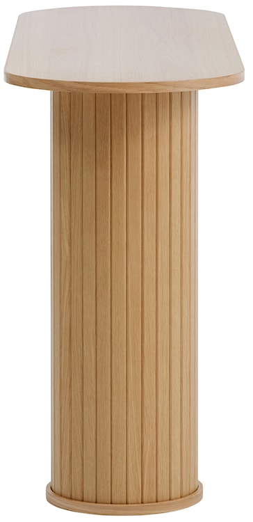 Konsola Gativel 130 cm lamele dąb naturalny  - zdjęcie 4