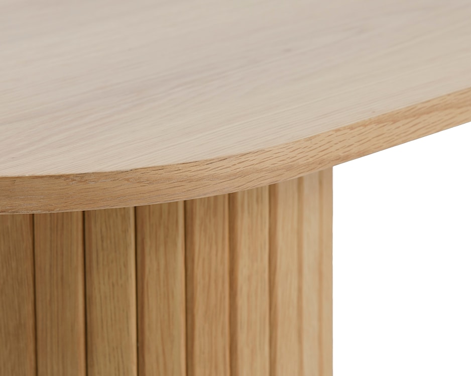 Konsola Gativel 130 cm lamele dąb naturalny  - zdjęcie 5