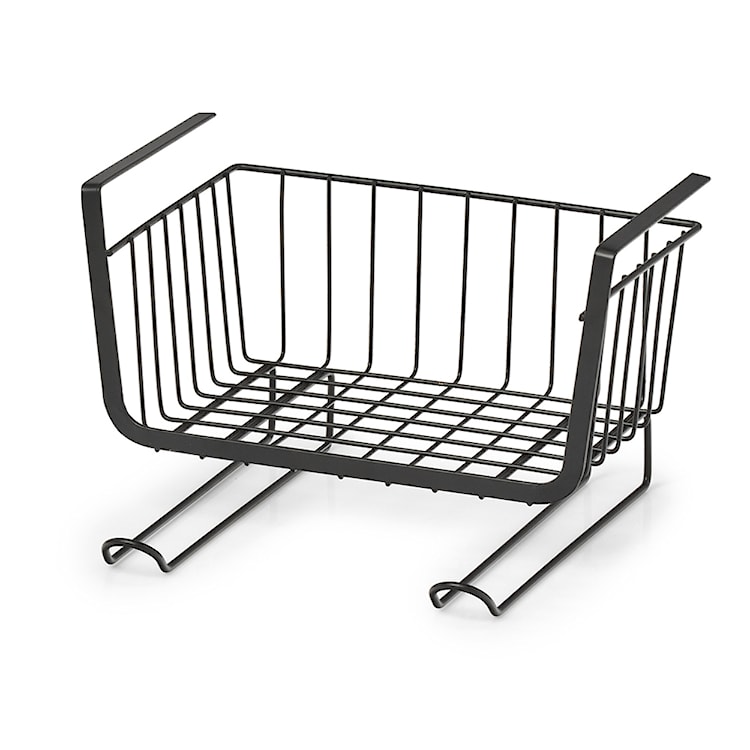 Półka podwieszana Mevian z metalu 26x31 cm czarna