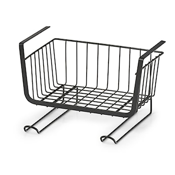 Półka podwieszana Mevian z metalu 26x31 cm czarna