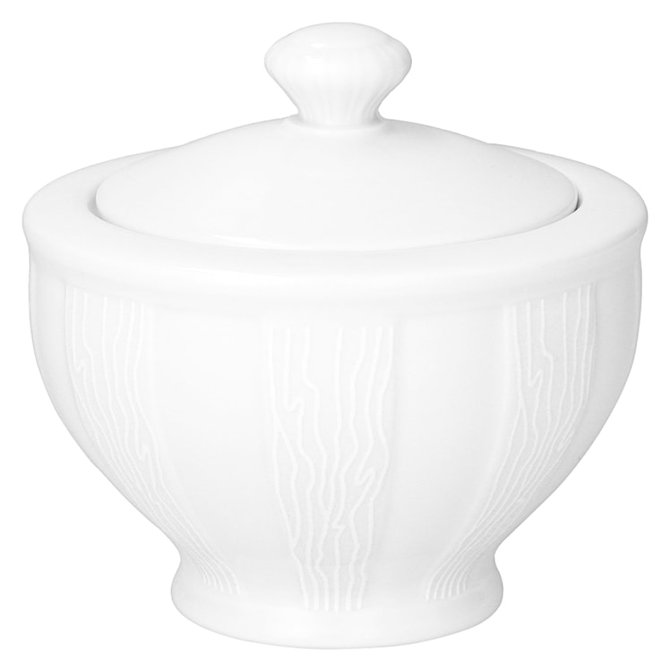 Serwis do kawy porcelanowy dla 6 os. Oktawa biała kora  - zdjęcie 5