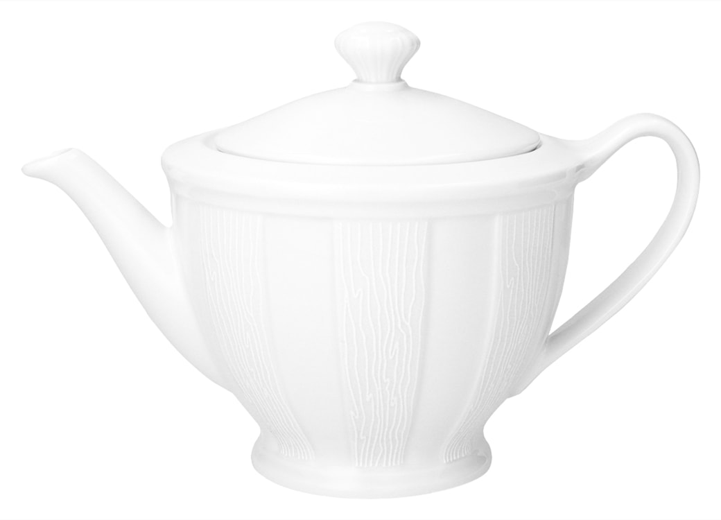 Serwis do kawy porcelanowy dla 6 os. Oktawa biała kora  - zdjęcie 4