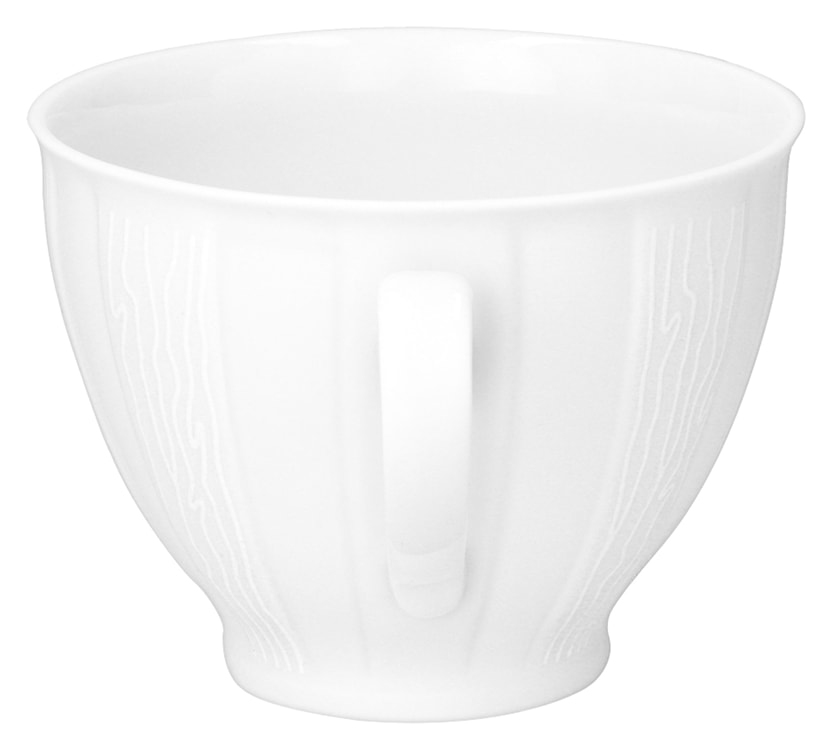 Serwis do kawy porcelanowy dla 6 os. Oktawa biała kora  - zdjęcie 8