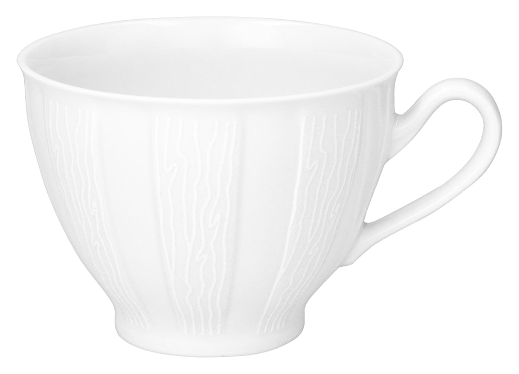 Serwis do kawy porcelanowy dla 6 os. Oktawa biała kora  - zdjęcie 7