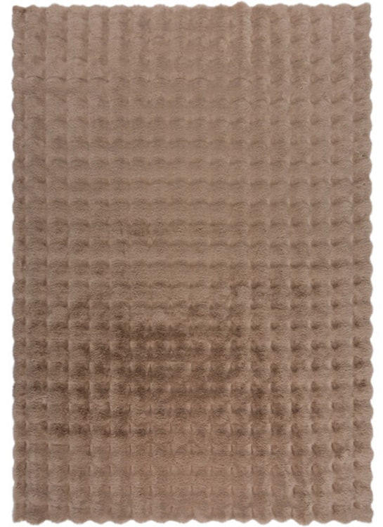 Dywan Waffle 170x120 cm brązowy 