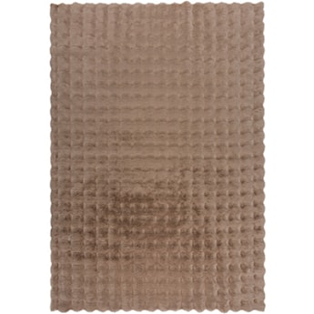 Dywan Waffle 170x120 cm brązowy