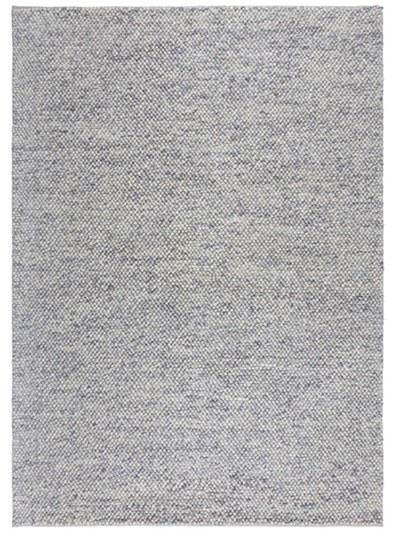 Dywan Minerals 230x160 cm z wełną szaroniebieski