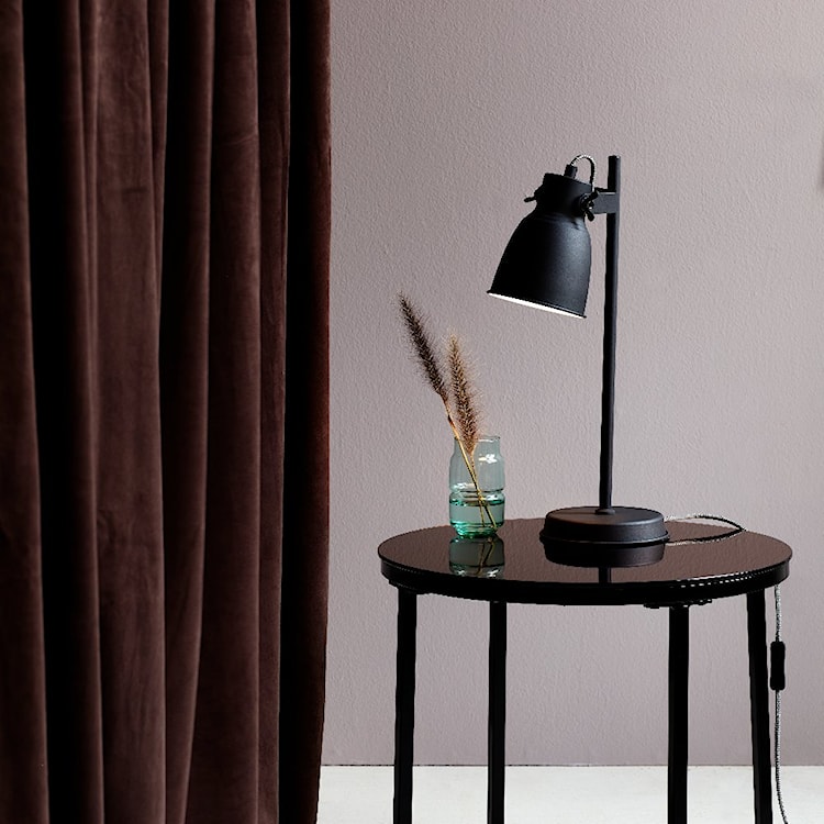 Lampka na biurko Adrian czarna industrialna  - zdjęcie 3