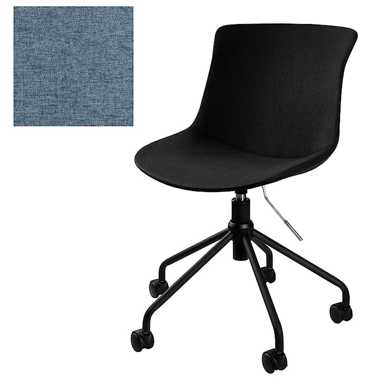 Krzesło konferencyjne Easy R obrotowe jasnoniebieskie