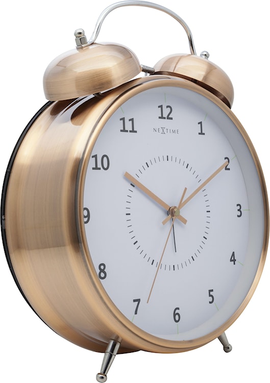 Budzik Wake Up 30x23 cm złoty  - zdjęcie 7