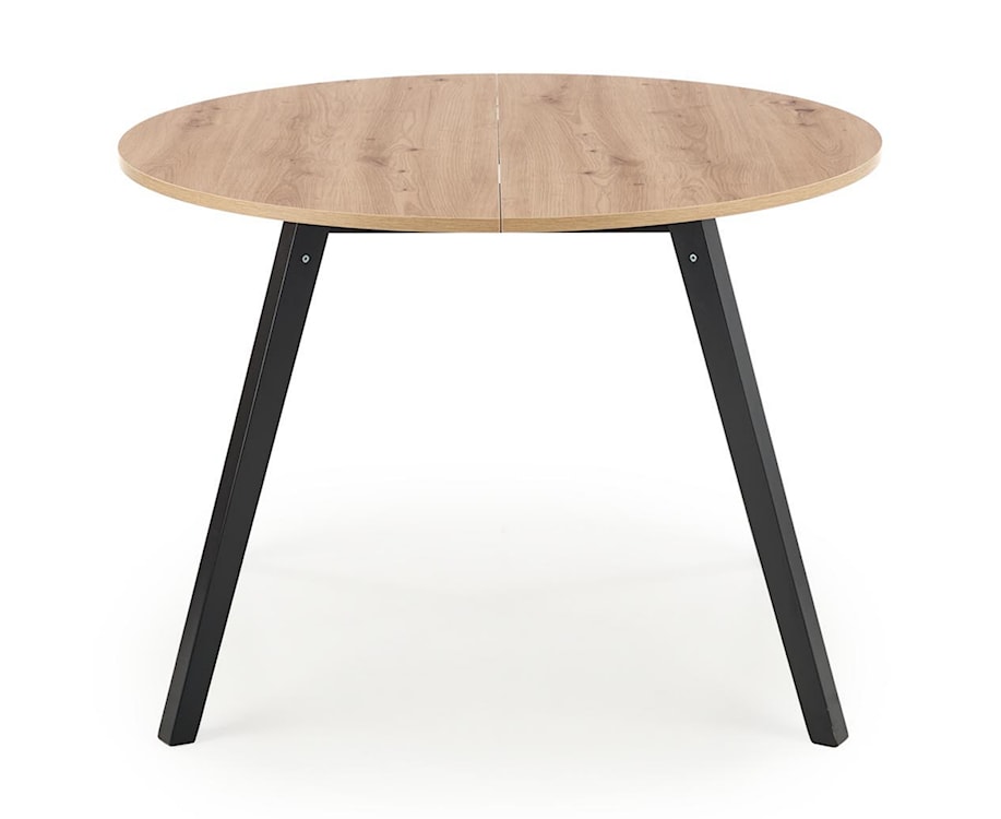 Stół rozkładany Swoozer 102-142x102 cm dąb artisan/czarny 