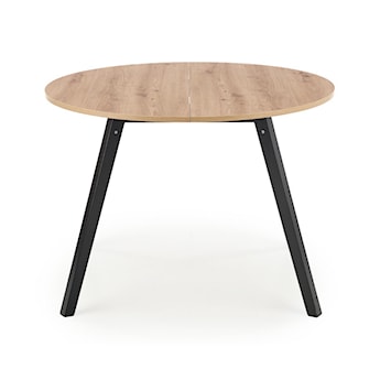 Stół rozkładany Swoozer 102-142x102 cm dąb artisan/czarny