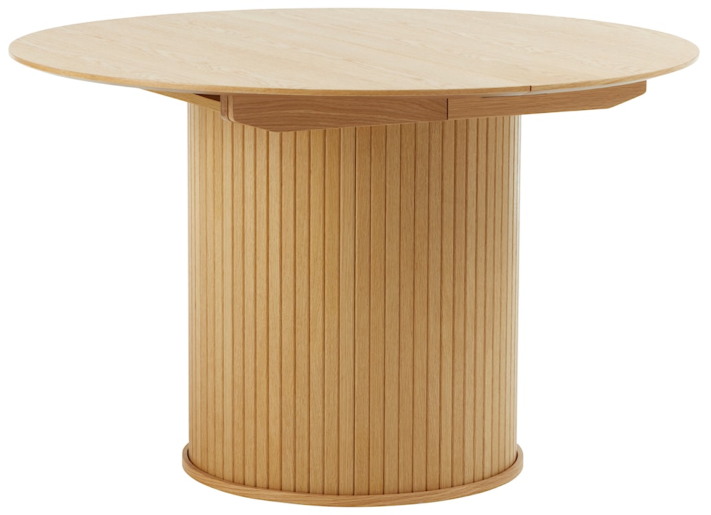 Stół rozkładany Gativel 120-167 cm lamele dąb naturalny