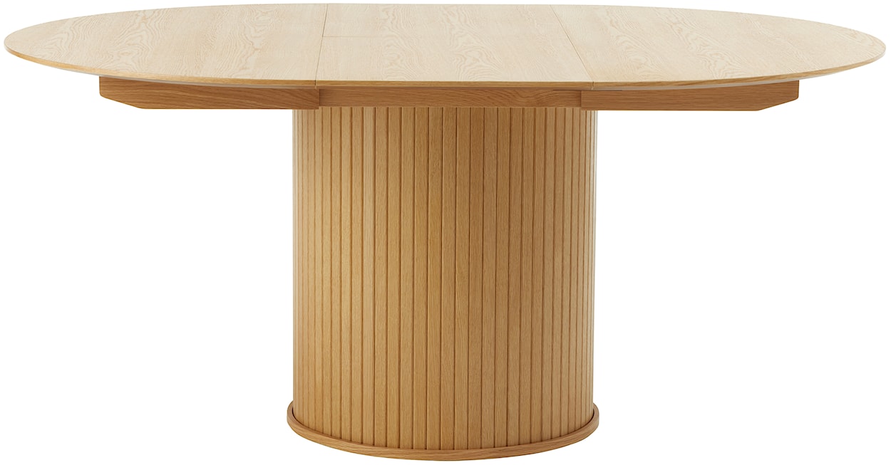 Stół rozkładany Gativel 120-167 cm lamele dąb naturalny  - zdjęcie 10