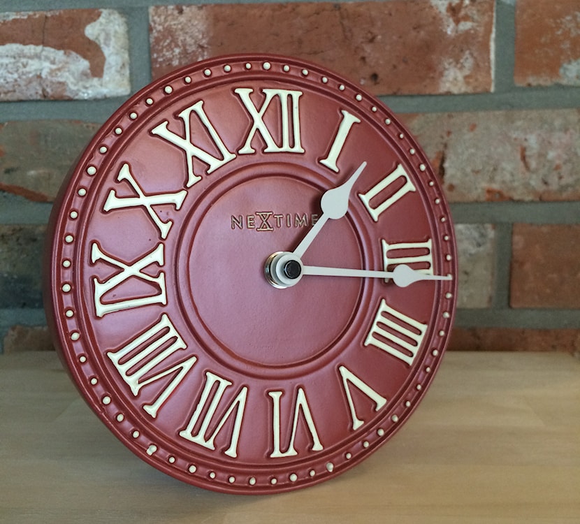 Zegar stojący London 16 cm czerwony  - zdjęcie 2