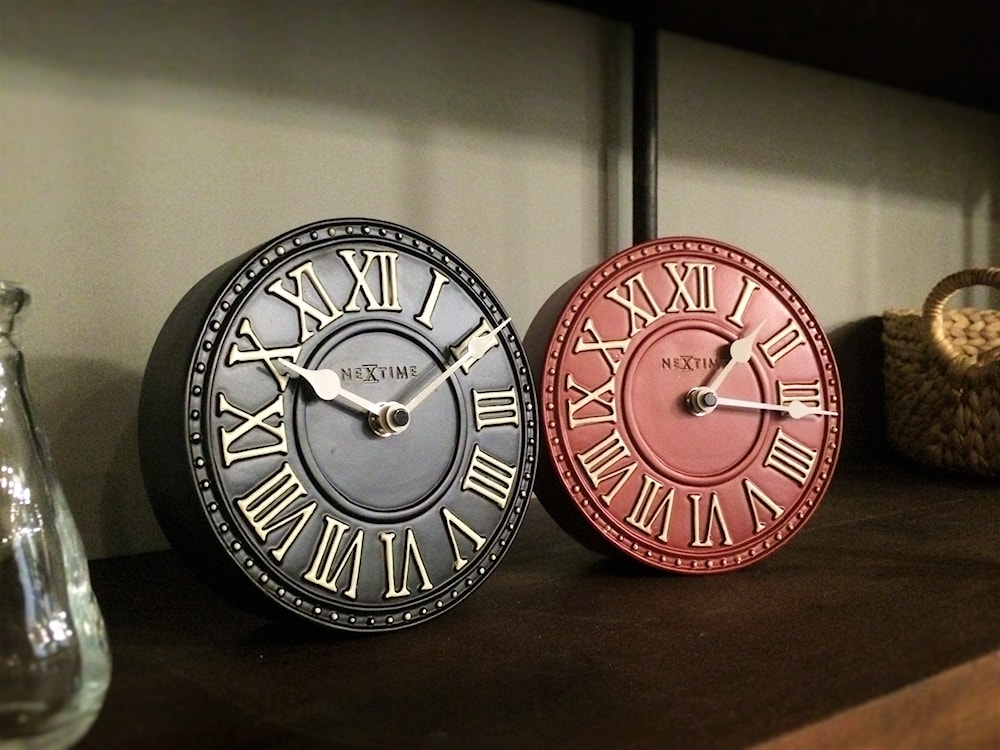 Zegar stojący London 16 cm czerwony  - zdjęcie 3