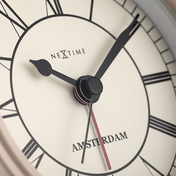 Zegar stojący Amsterdam 11 cm beżowy  - zdjęcie 3