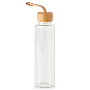 Butelka na wodę Glessy z bambusową pokrywką 0,5l