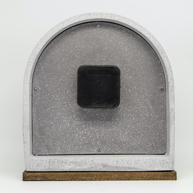 Zegar stojący Concrete Love 24x21 cm szary  - zdjęcie 8