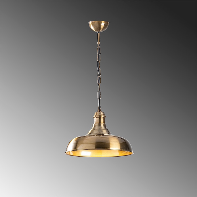 Lampa wisząca Helmude średnica klosza 32 cm złota  - zdjęcie 4