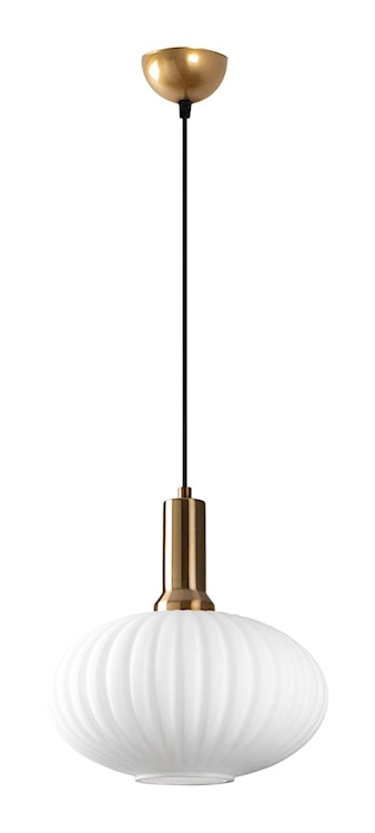 Lampa wisząca Asker 30 cm biało-złota 
