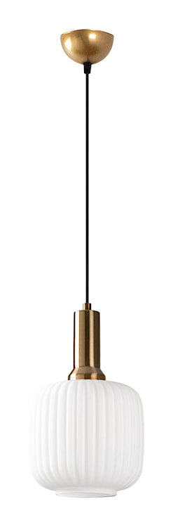 Lampa wisząca Asker 20 cm biało-złota 