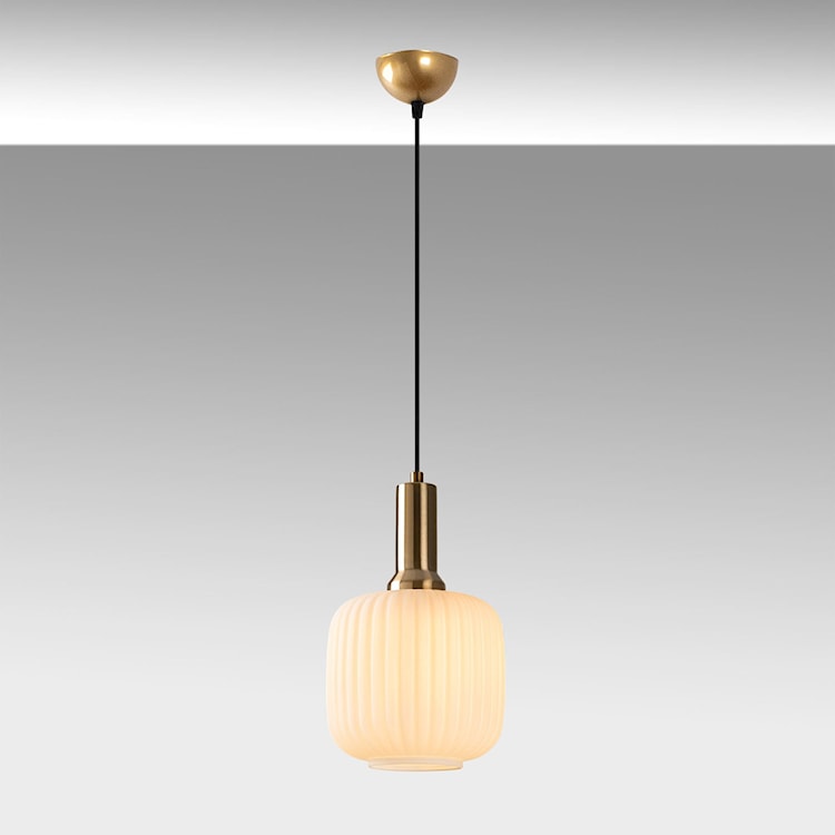 Lampa wisząca Asker 20 cm biało-złota  - zdjęcie 6