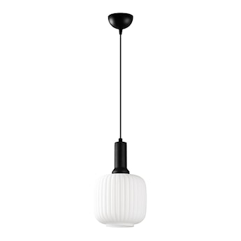 Lampa wisząca Asker 20 cm biało-czarna
