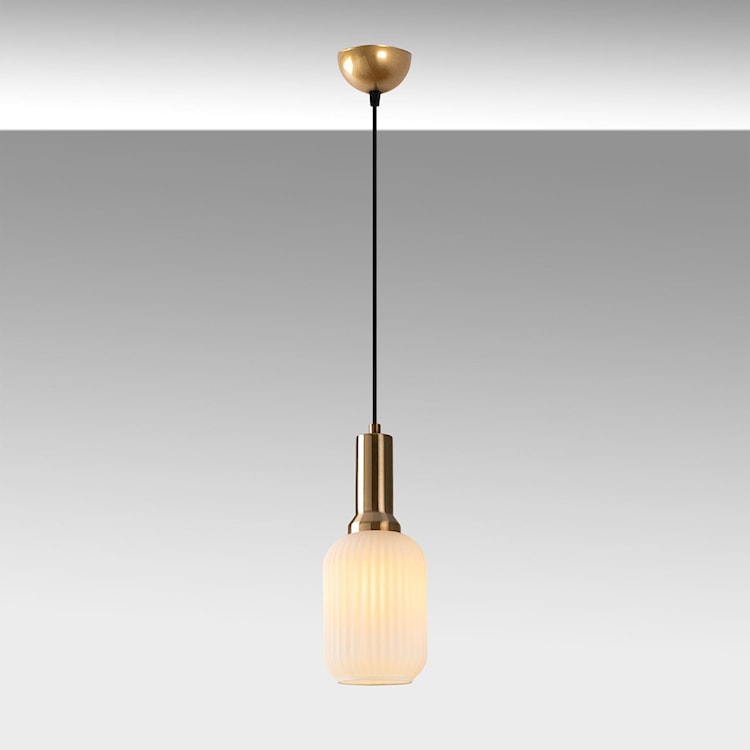 Lampa wisząca Asker 13 cm biało-złota  - zdjęcie 6