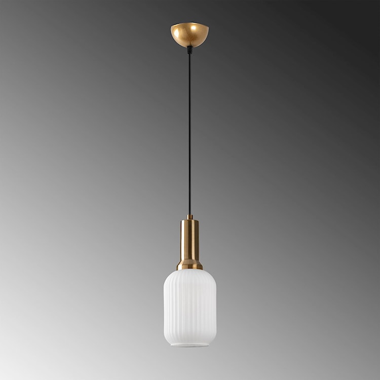 Lampa wisząca Asker 13 cm biało-złota  - zdjęcie 7